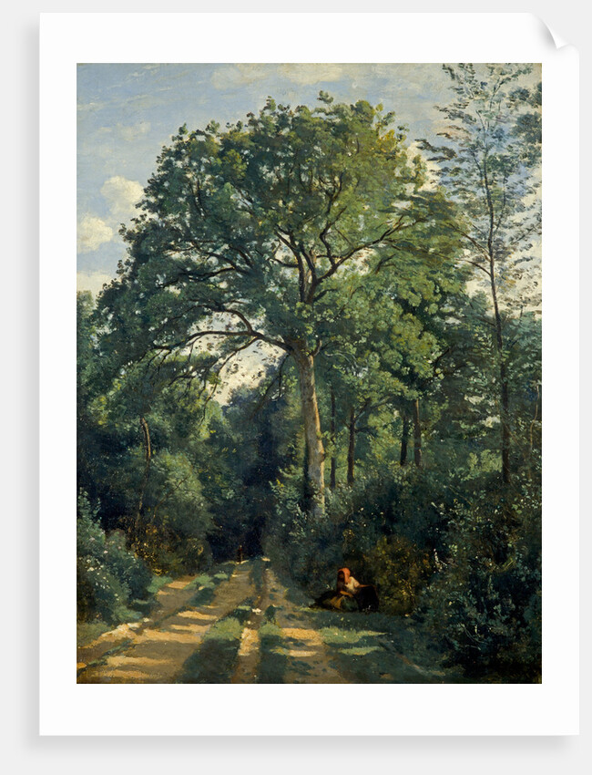 Ville-d'Avray: Entrance to the Wood by Jean-Baptiste Camille Corot